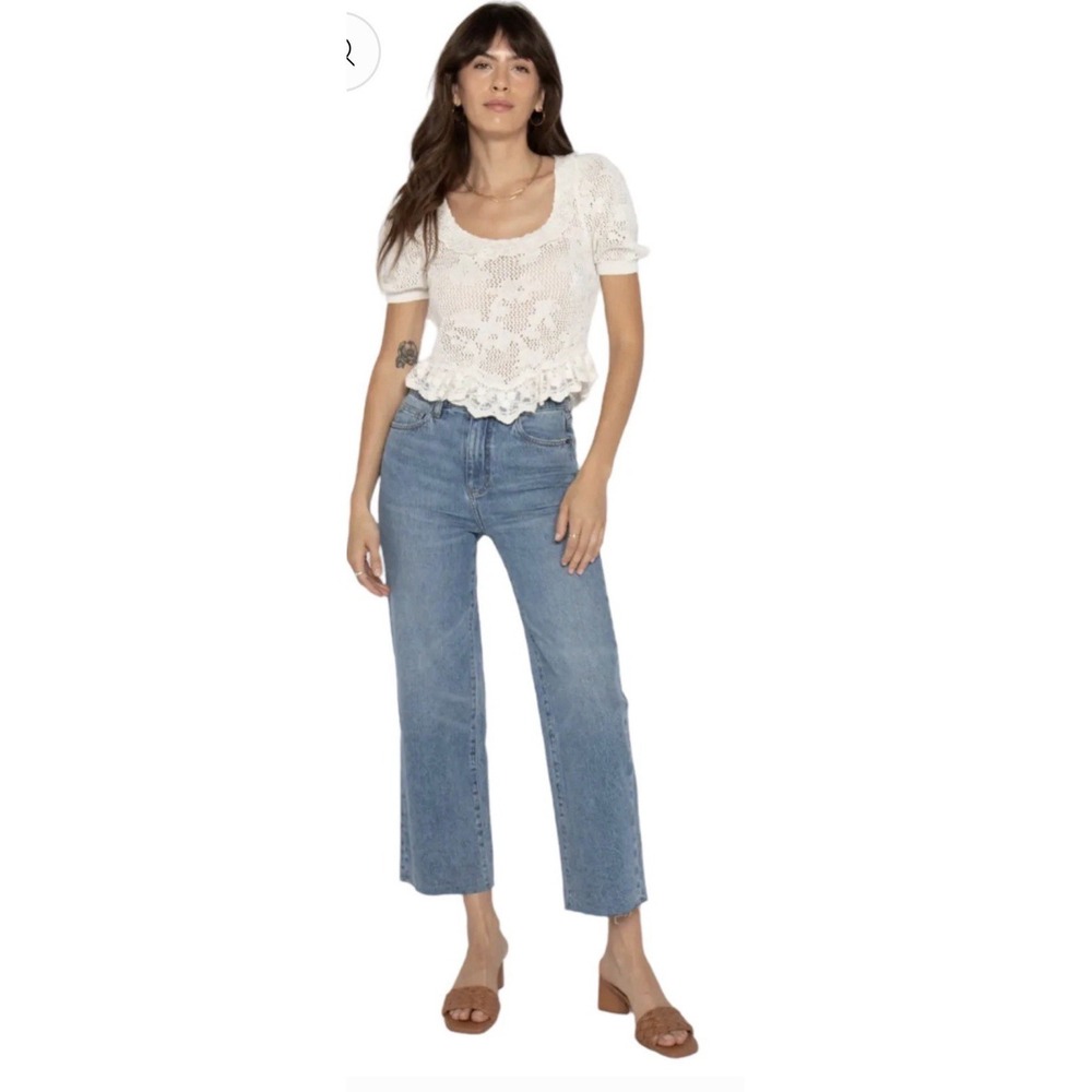 Oliver Logan Size 29 Aberdeen Ankle Crop HR Jean Classic Vintage Wash WFK-14-137
